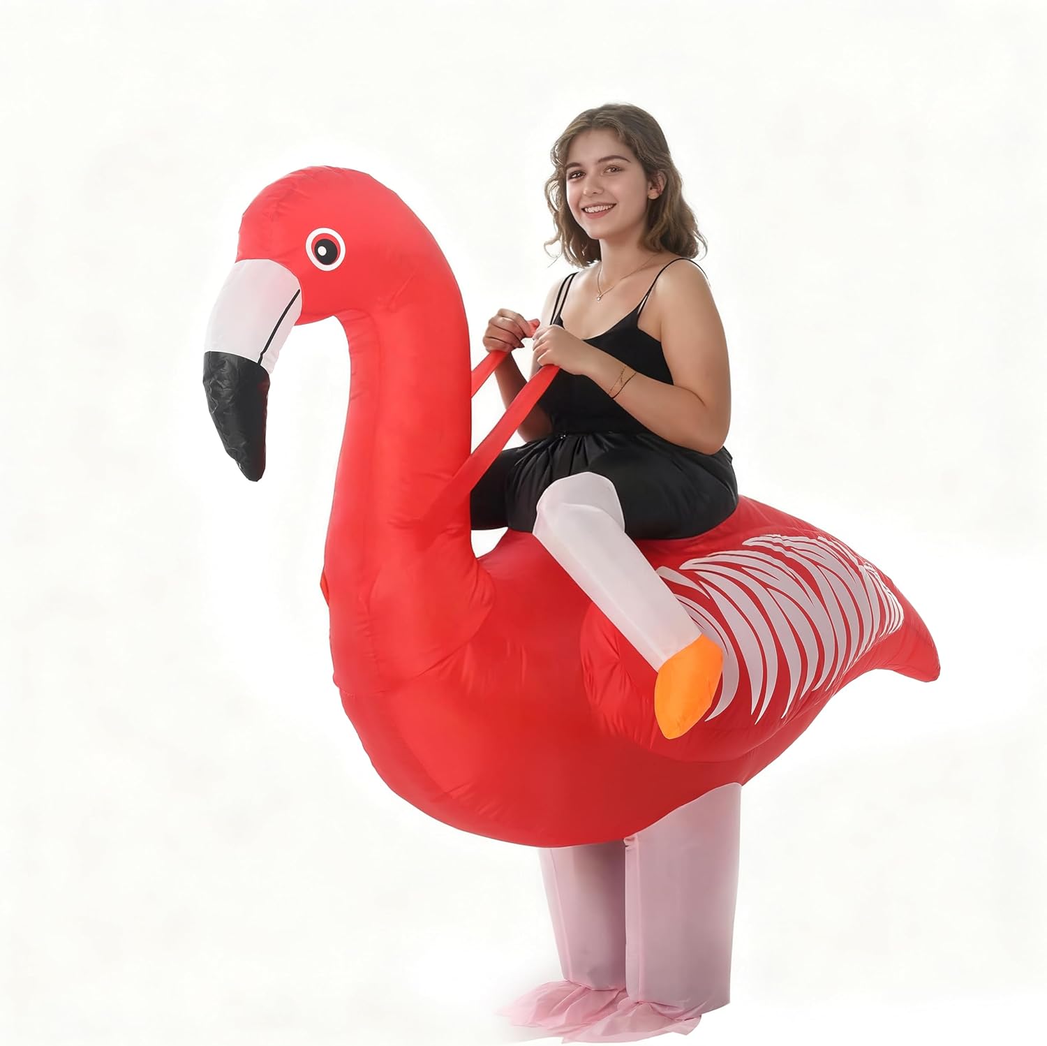 Inflatable Flamingo Costume Blow Up Flamingo Inflatable Costume Adult For Party Cosplay Halloween