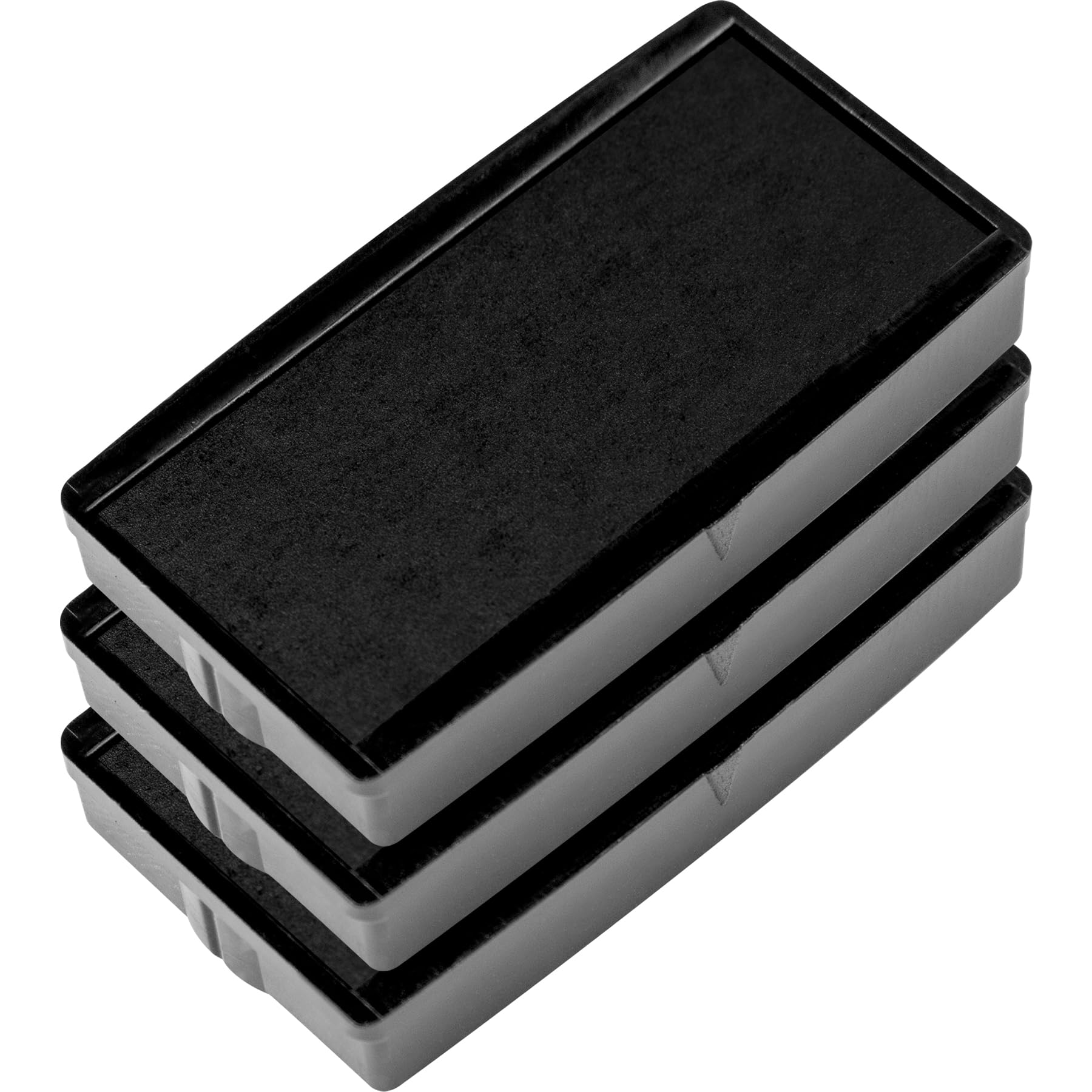 E/20 Replacement Pad Compatible for 2000 Plus Printer 20 - Water Based - Pack of 3 - Black