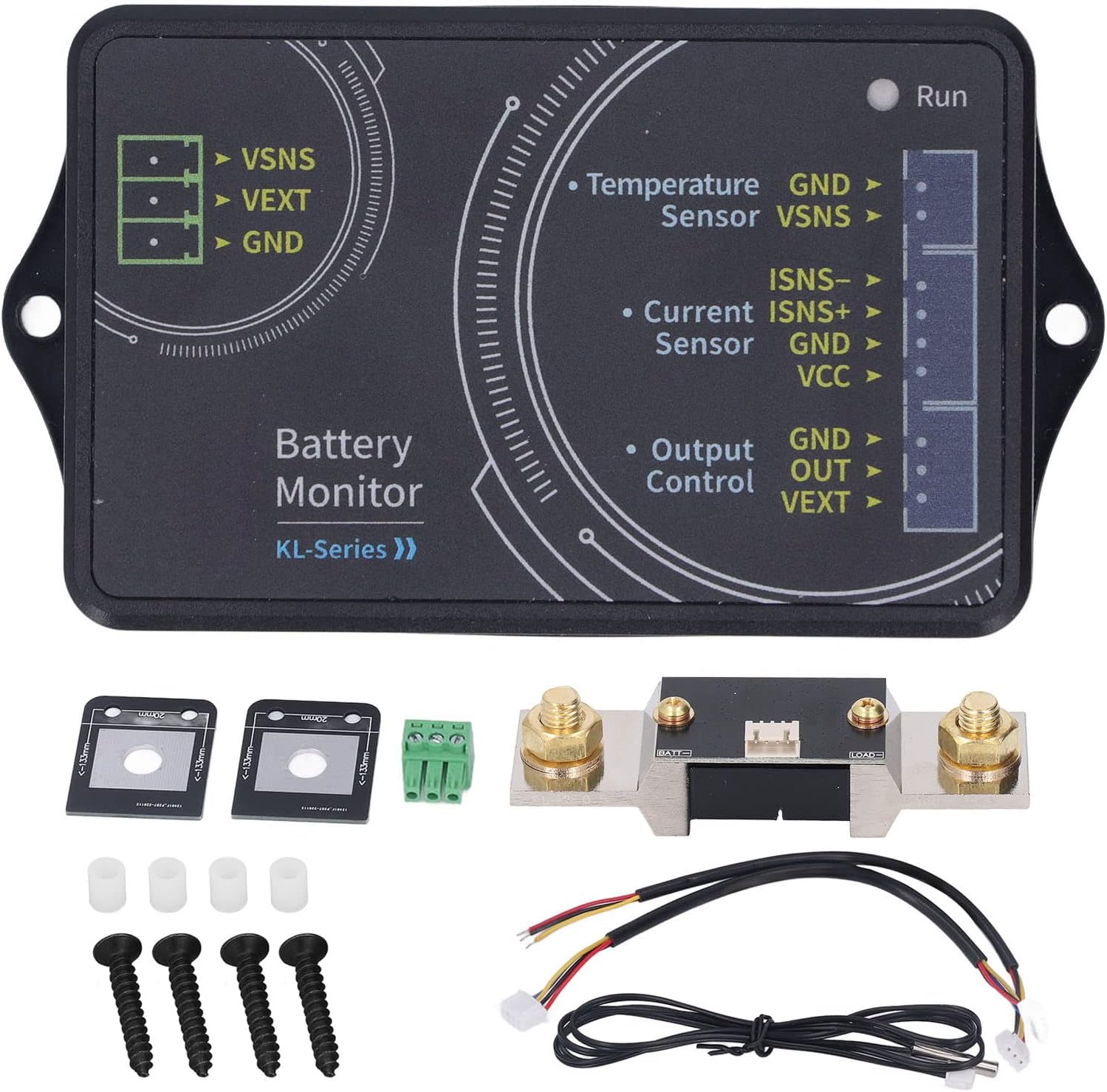 Battery Monitor, Wireless Voltage Current Meter, Bluetooth Battery, 400A 0-120V Monitor, RV Accessories Power Meter, Model KL140F