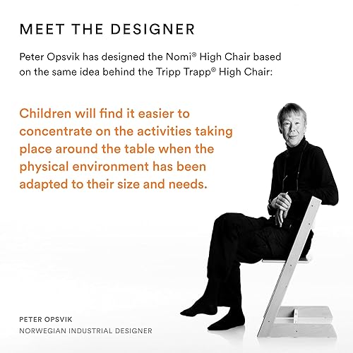 Miniatura 6 de Stokke Cojín Nomi, gris y rosa, añade suavidad y comodidad a la silla y silla alta Nomi, fácil de colocar y quitar, para mayores de 6 meses,