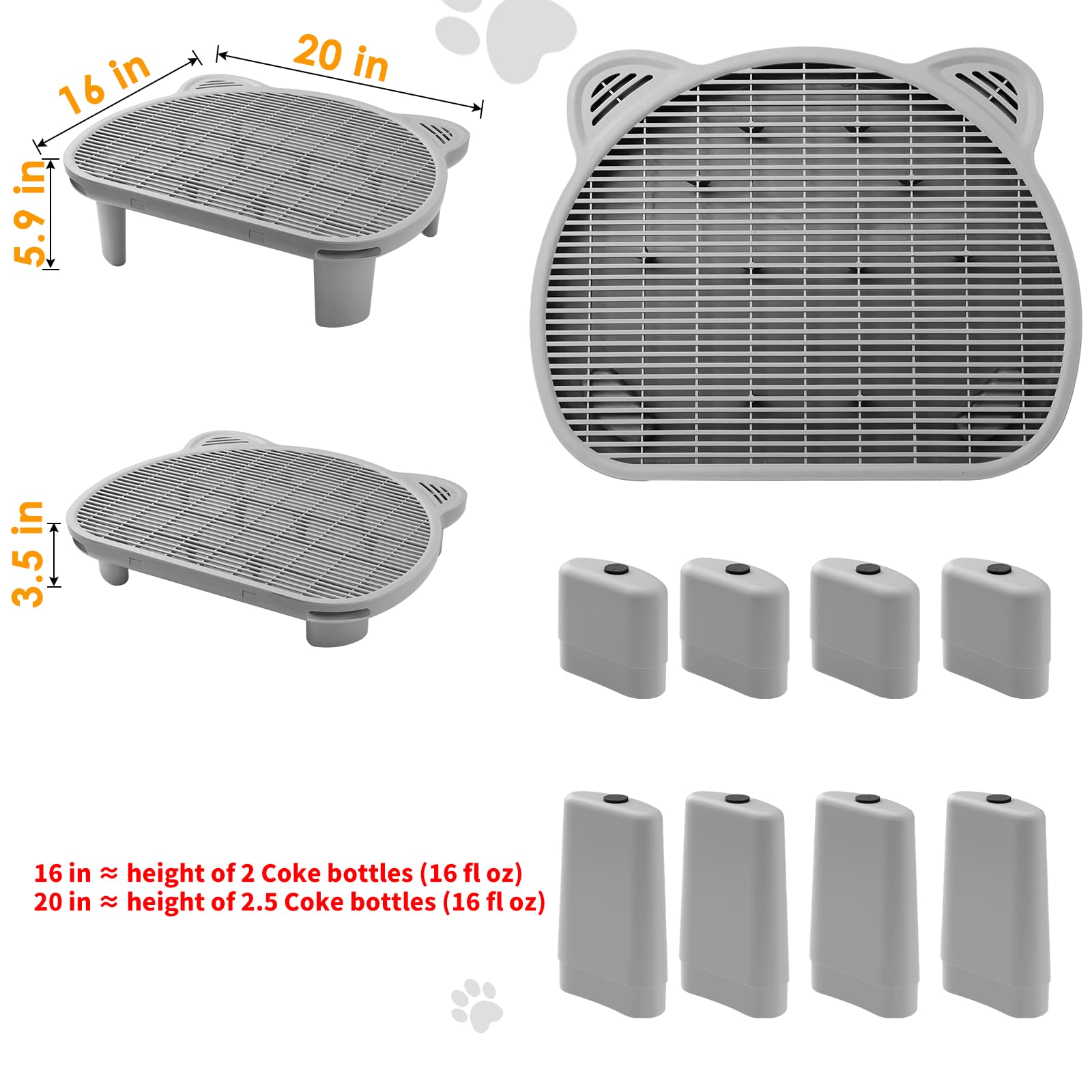 Escalón de captura de arena para gatos, taburete de trampa para caja de arena automática, autolimpieza, escaleras de recogida de arena, rampa para recoger arena para gatos o gatitos geriátricos viejos