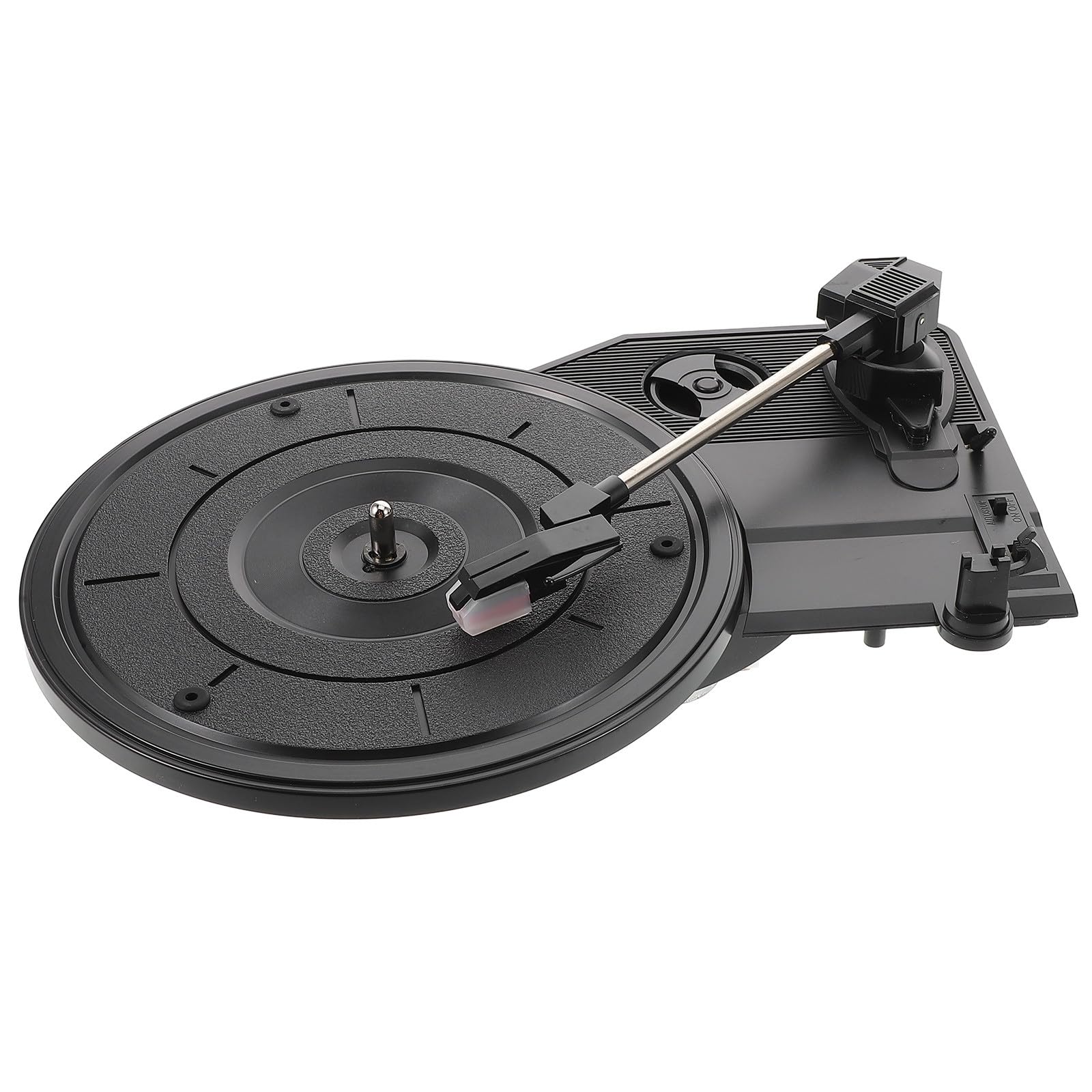 Zerodeko Giradischi Vintage in Vinile con Movimento del Fonografo da 200 Mm, Puntina Stilo di Ricambio Silenziosa, Accessorio per Giradischi Retrò per Uso Domestico e Appassionati di