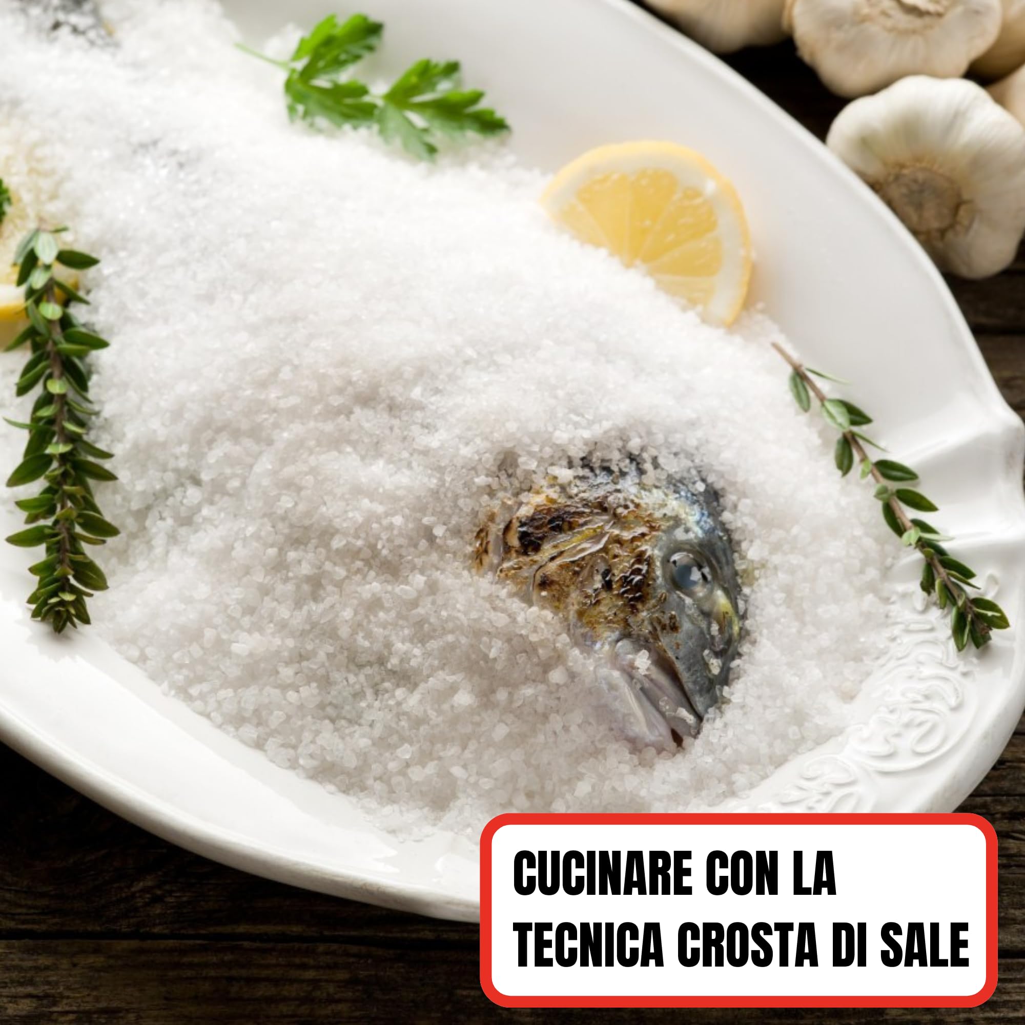 Sale Marino Grosso Alimentare 25kg Ottenuto per Evaporazione da Acqua di Mare Lavato e Essiccato
