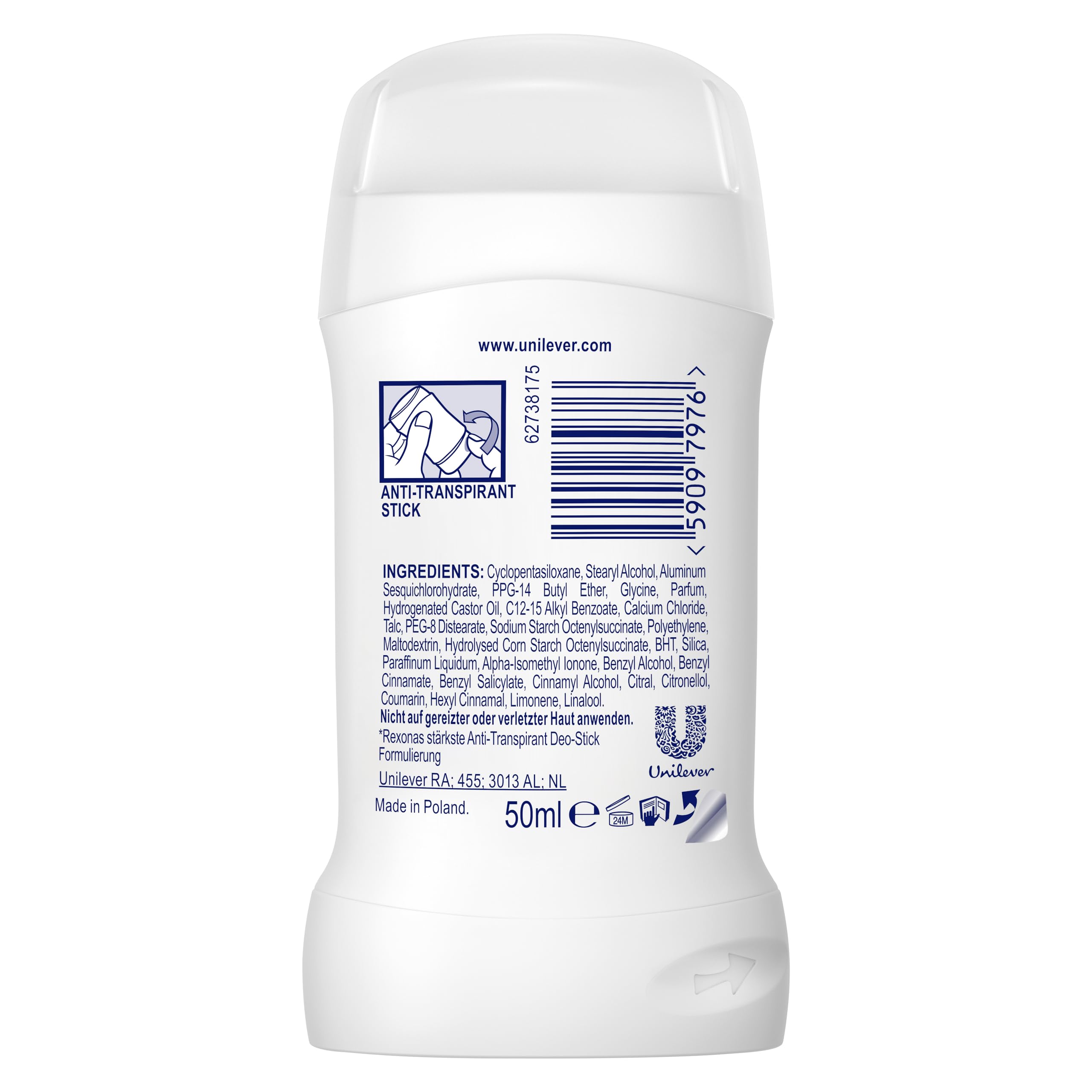 Rexona Maximum Protection Deostick antyperspirant antybakteryjny dezodorant 50 ml