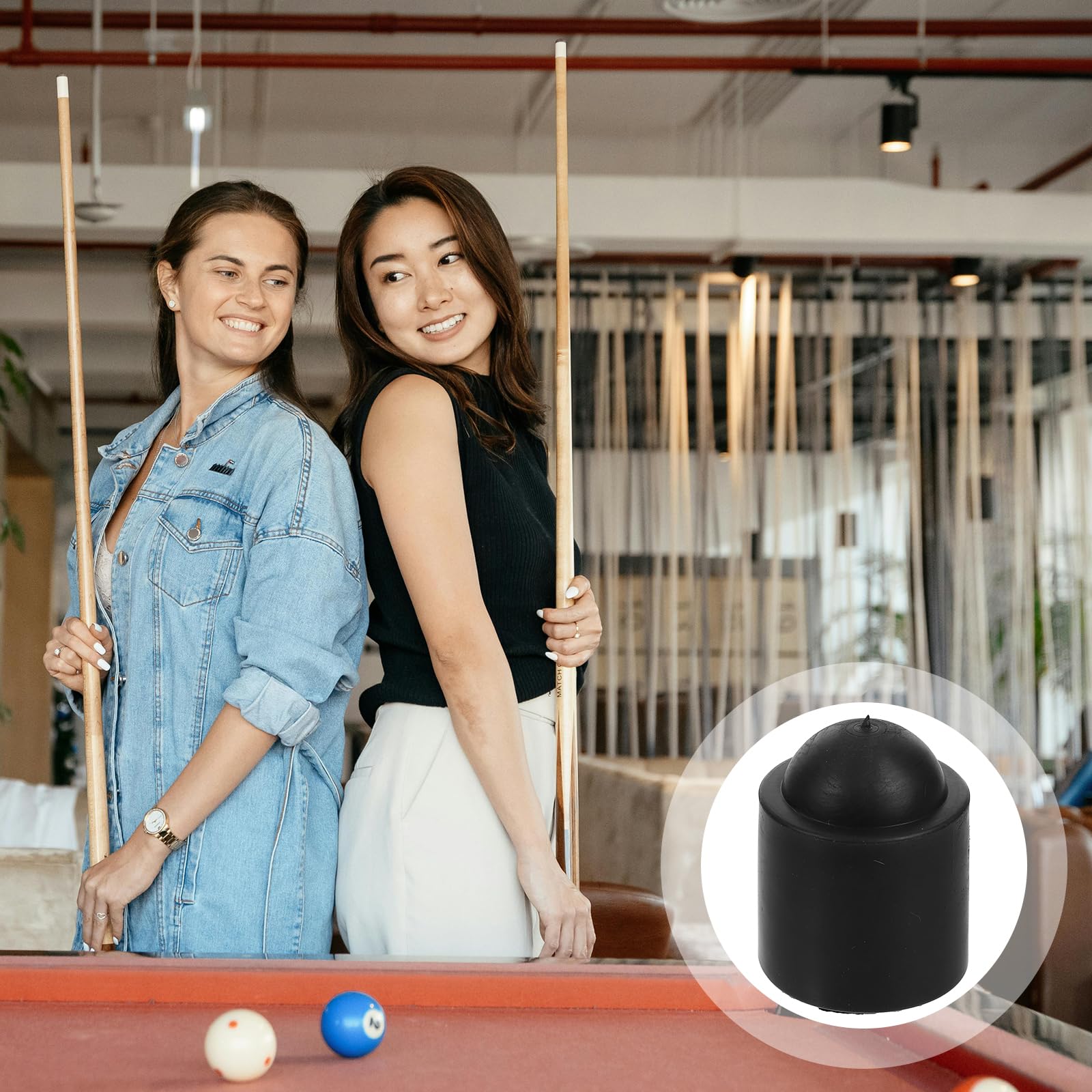 25pcs Billiard Cue Tips, 1.6