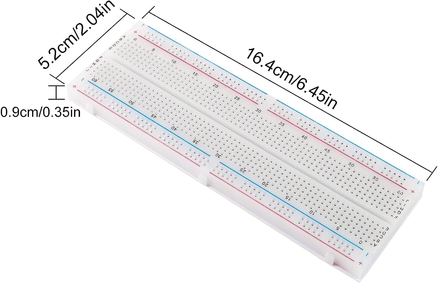 GTIWUNG 4 szt. Mini Breadboard, Arduino Steckbrett, bezołowiowa płyta Prototyp płyty do Arduino Jumper Kabel