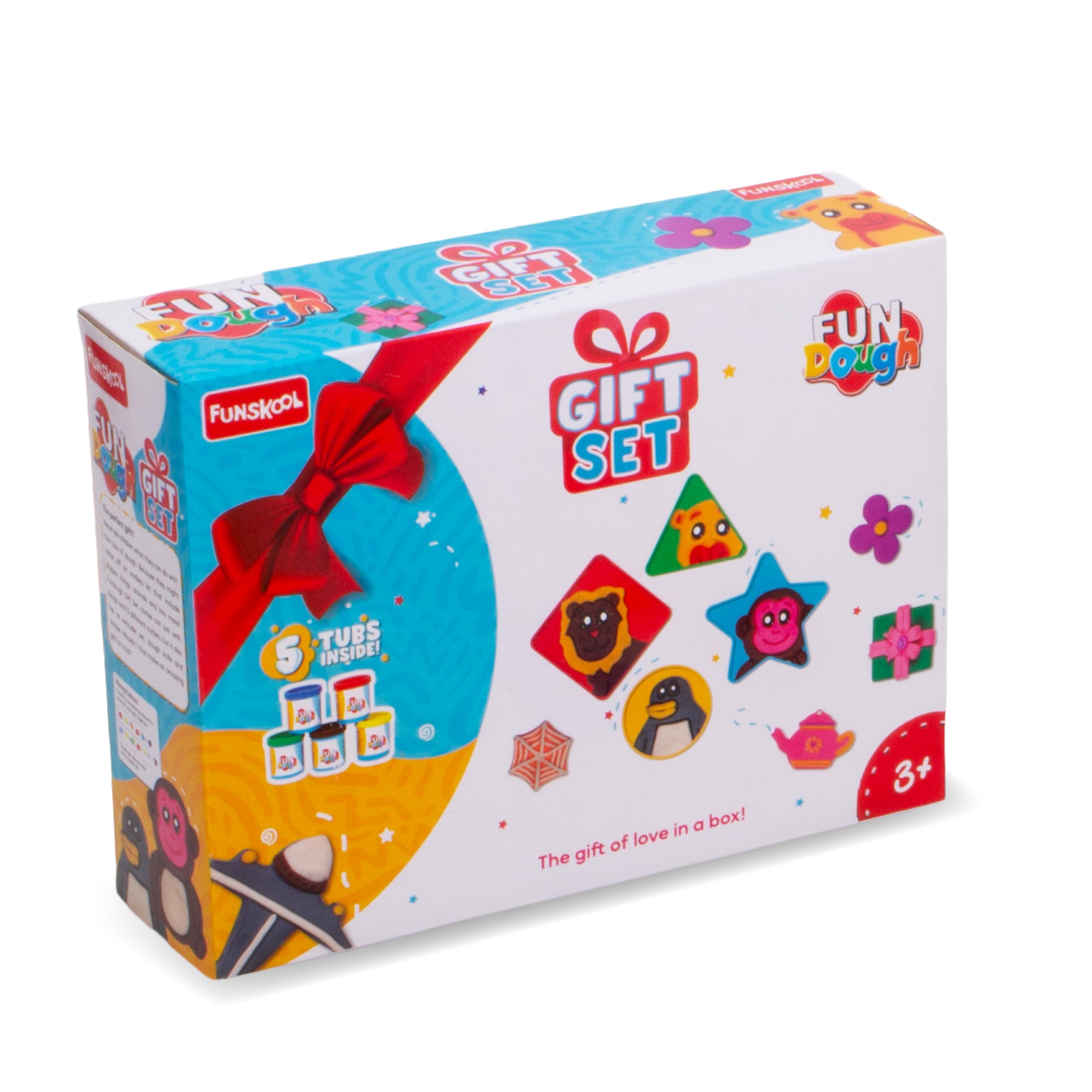 Funskool-Fundough Playset Gift Sets, multicolour, best gift set for girls and boys, dough, toy, shaping, sculpting, 3 years-image-46