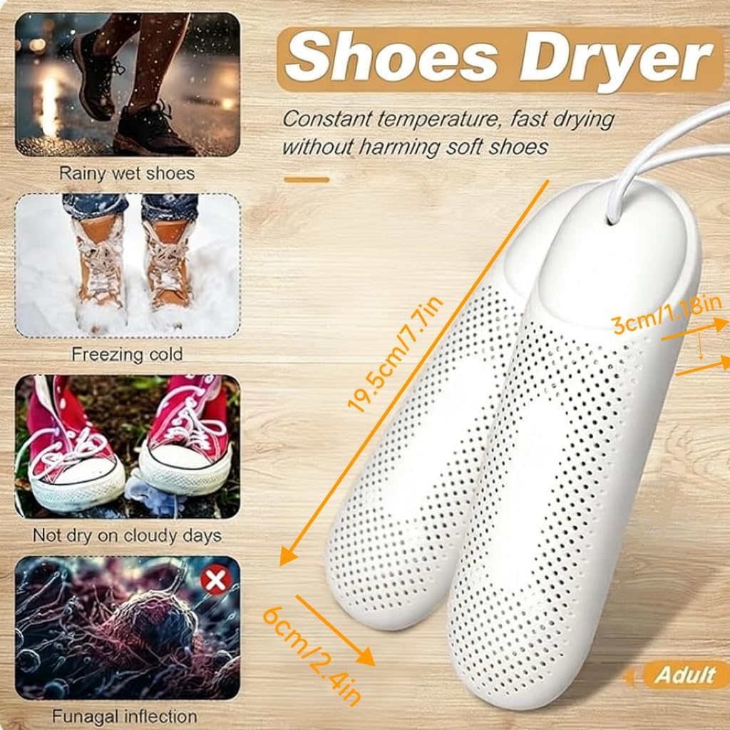 Shoe Dryers,Boot Dryer for Work Boots, Electric Portable Shoe Dryer Warmer with Timer for Sneaker Socks Gloves Drying,US Plug