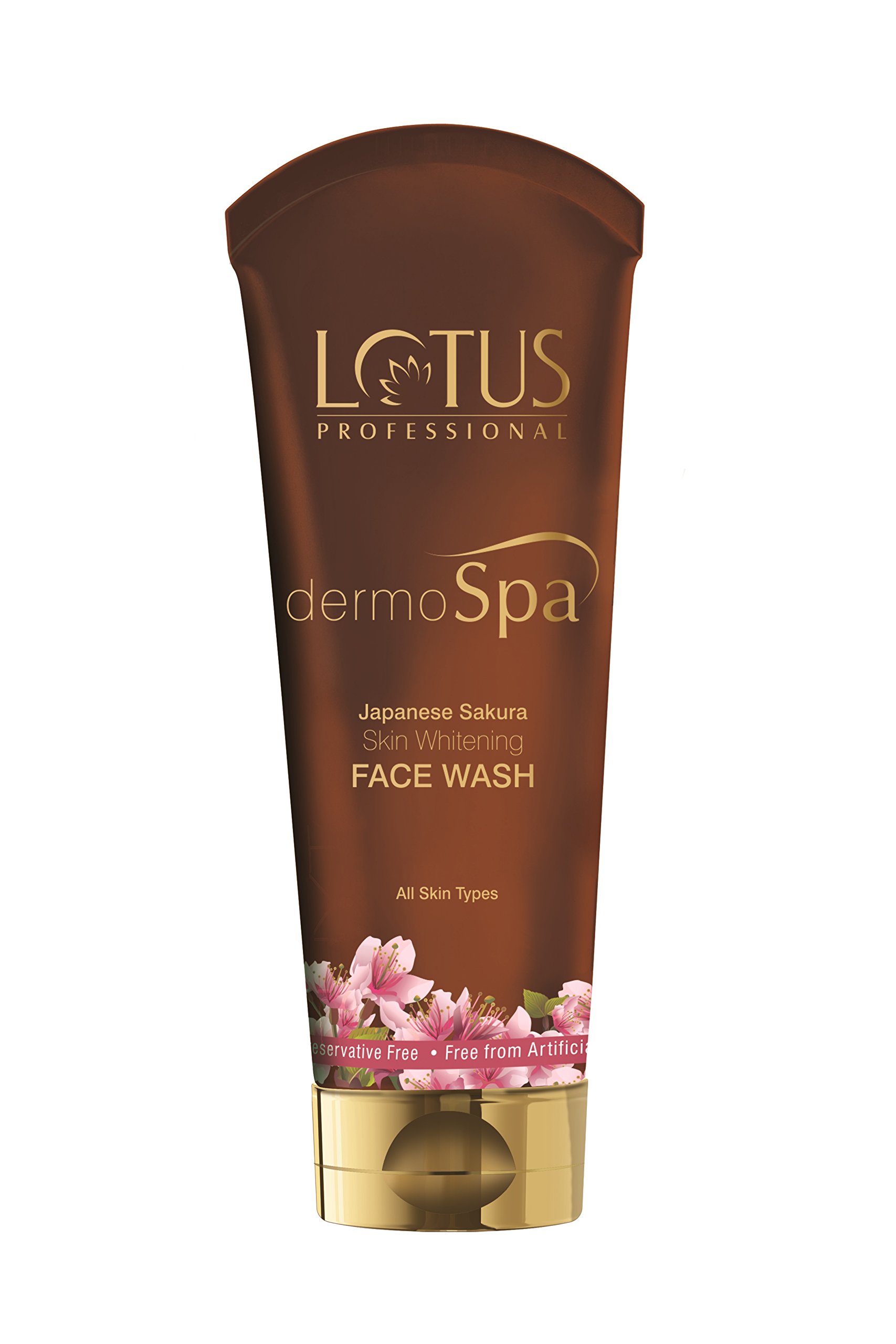 Lotus Herbal Professional Dermo Spa Japanese Sakura Skin Whitening Face wash, 80g