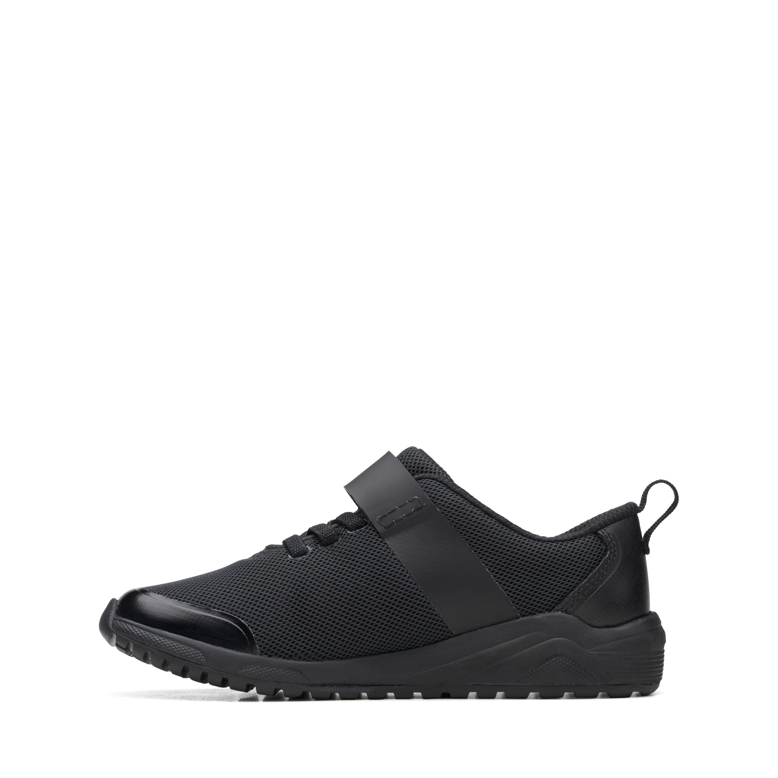Clarks Boy's Aeon Pace K Sneaker, Black, 7 Child UK