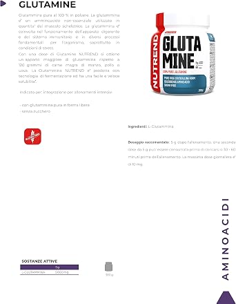 NUTREND Glutamine, 300gr