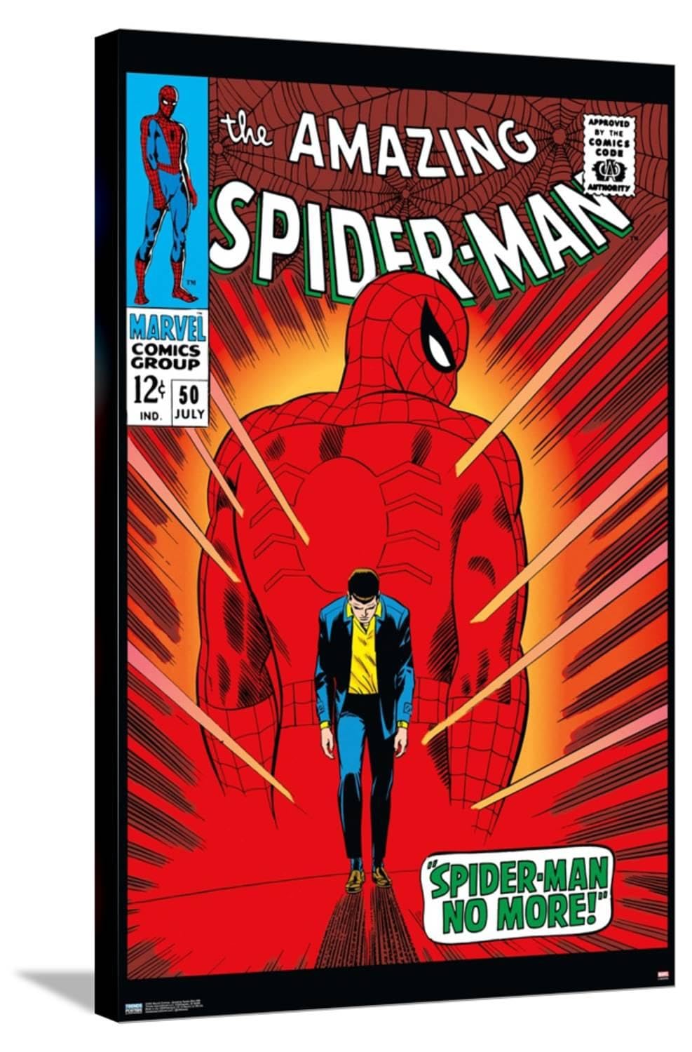 Trends InternationalMarvel Comics Amazing Spider-Man #50 Canvas Wall Poster