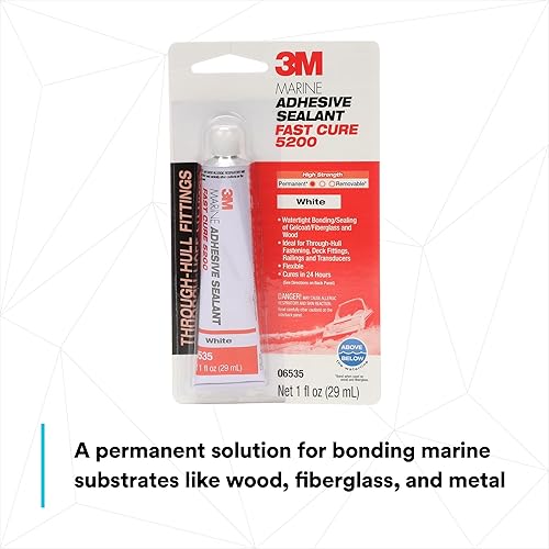 Miniatura 5 de Adhesivosellador Marine 3M 5200 de curado rápido Blanco 1