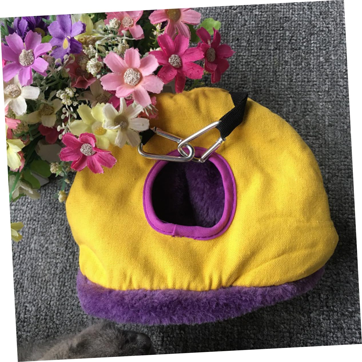 minkissy 3 Uds Cama Cálida para Pájaros Cama Colgante para Pájaros Hamaca para Ratas para Jaula Cama para Invierno Pájaro Loro Jaula para Mascotas Cama Colgante Hamaca para Hámster