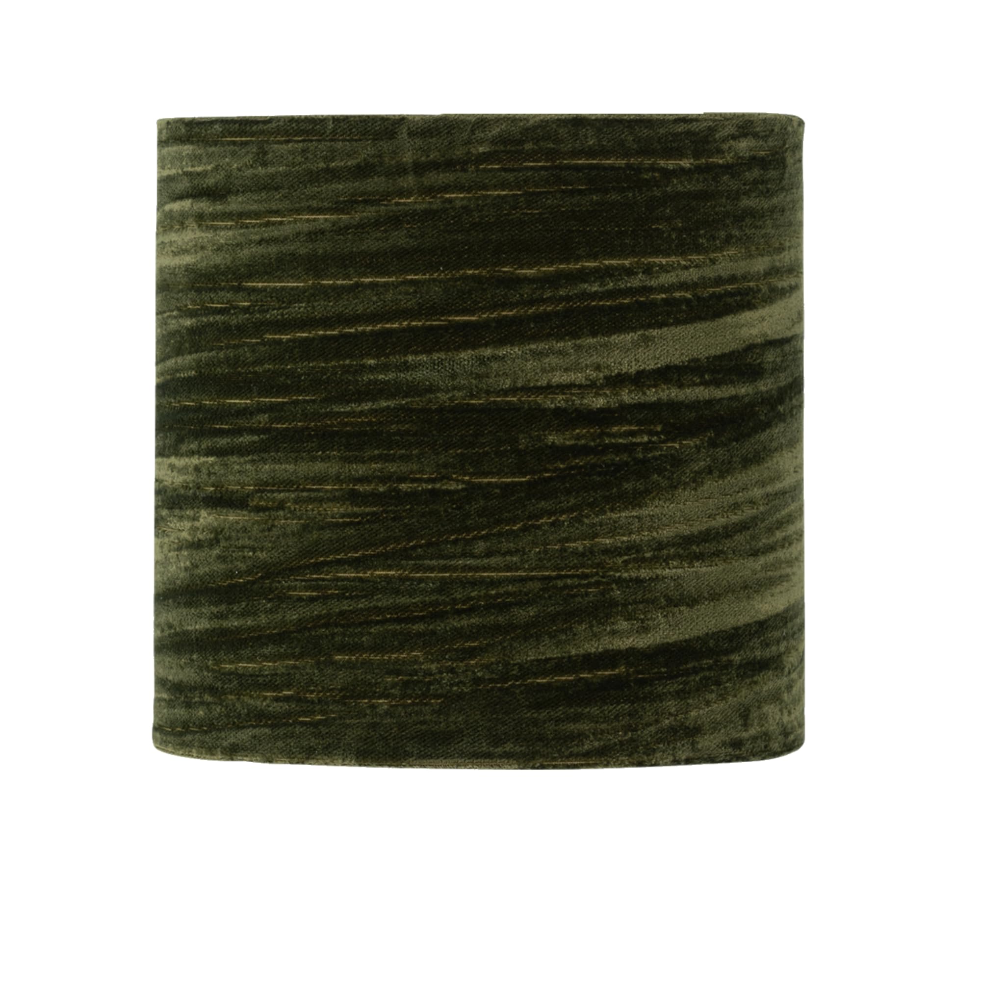 Green Crushed Velvet Table Lamp Shade, Lampshade for or Bedside Light, Diameter 15cm