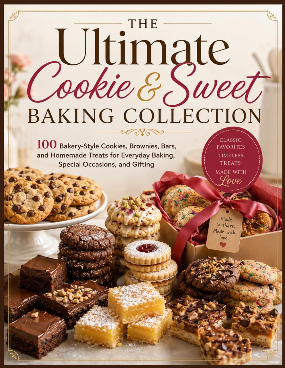 The Ultimate Cookie & Sweet Baking Collection: 100 Bakery-Style Cookies, Brownies, Bars, and Homemade Treats for Everyday Baking, Special Occasions, and Gifting