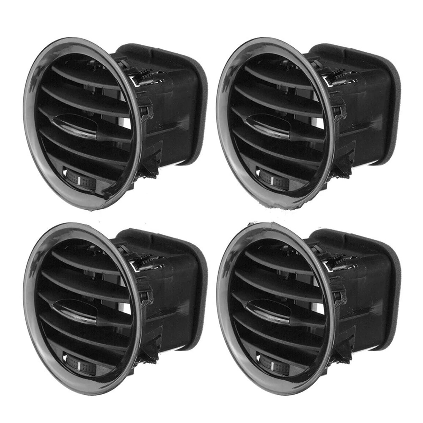 Auto Aria Condizionata Vent Auto Presa D'Aria Per Opel ADAM Per CORSA D MK3 Per Vauxhall 13417363 2201099 13365420 Griglia Di Uscita Dell'aria A C Nera Cromata(1Pieces Chrome)