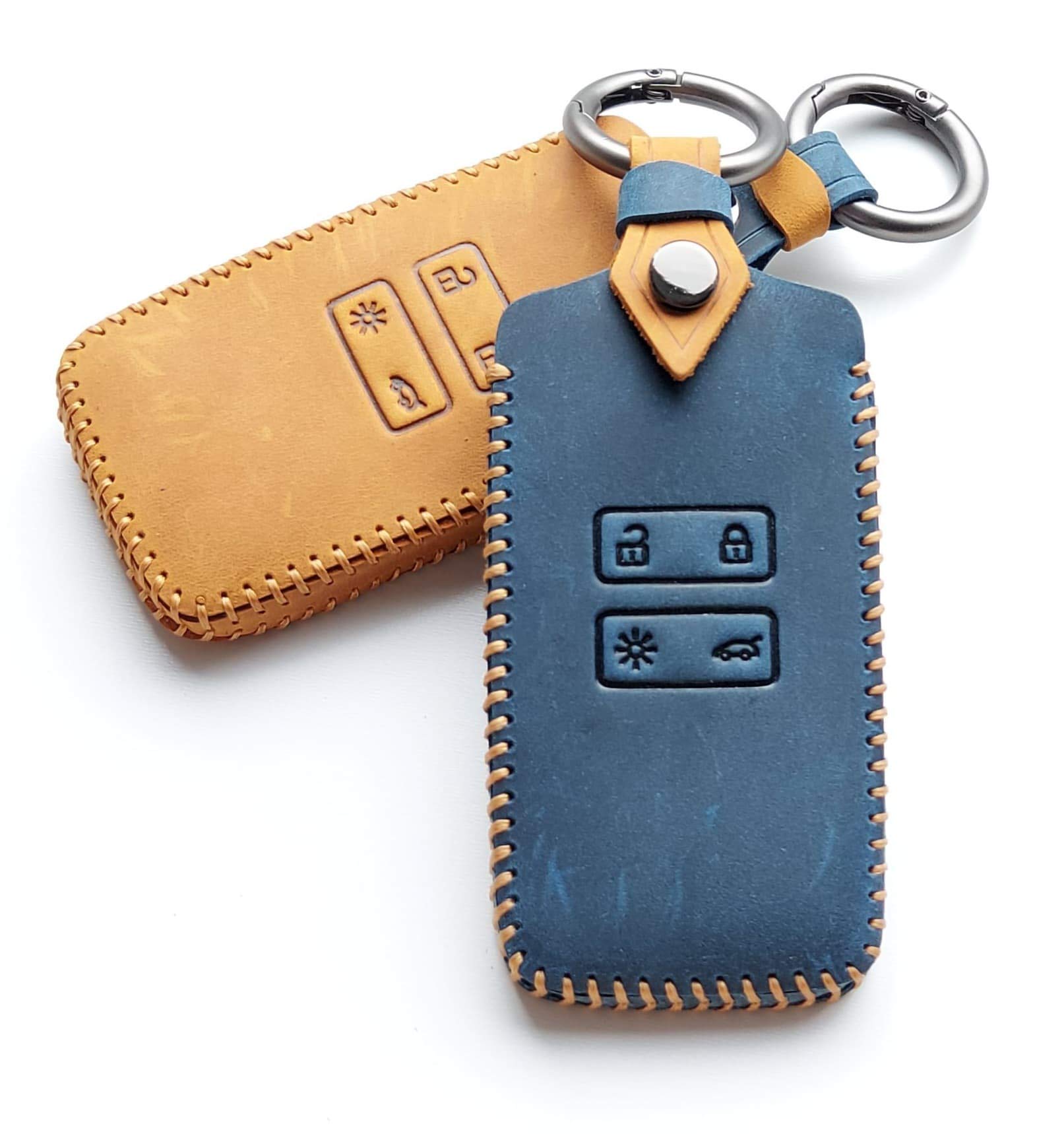 HIBEYO Custodia per Chiave Auto, Adatta per Renault Koleos Kadjar Clio
