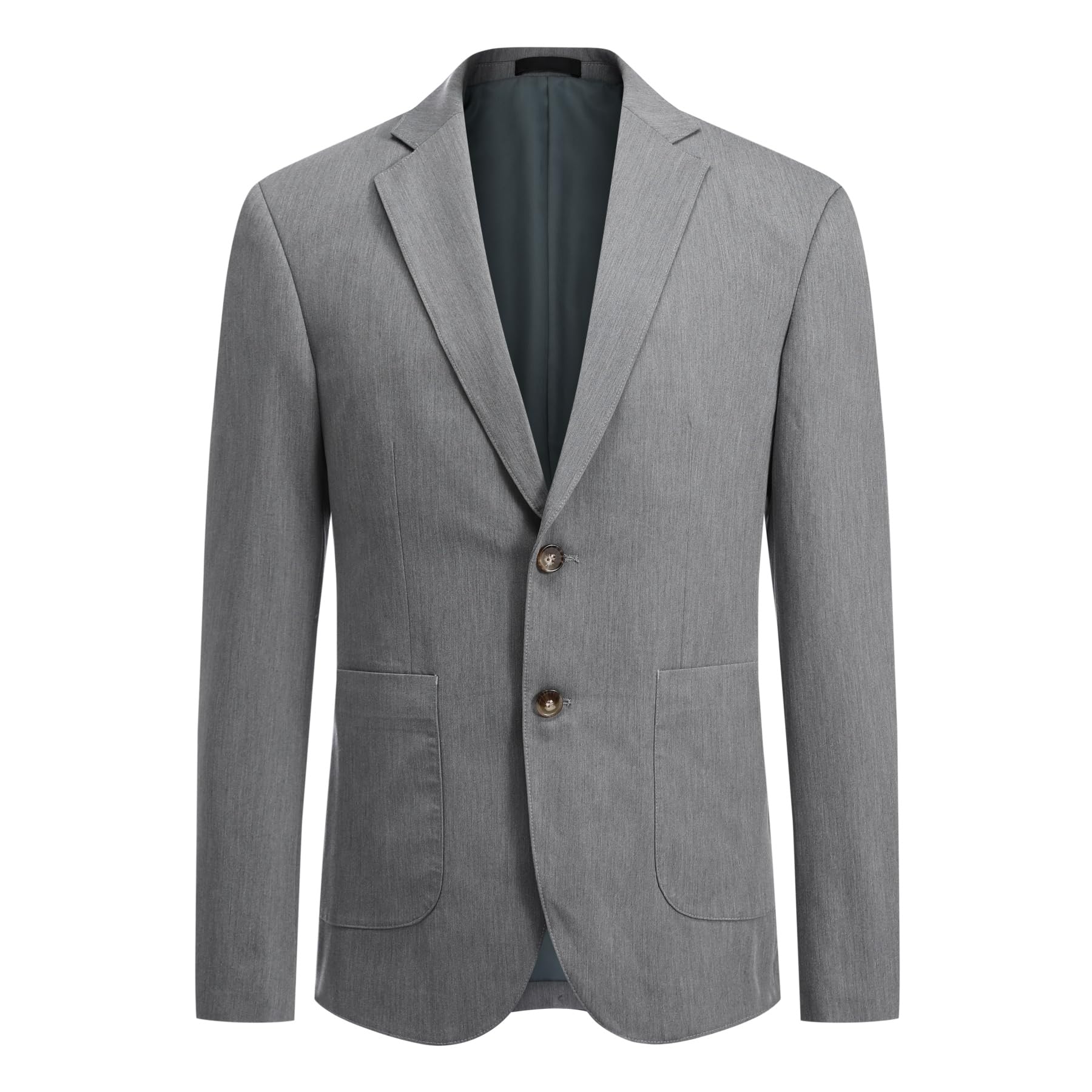 Allthemen Herren Sakko Sportlich Stretch Blazer Regular Fit Business Anzugjacke 2 Knöpfe Hochzeit
