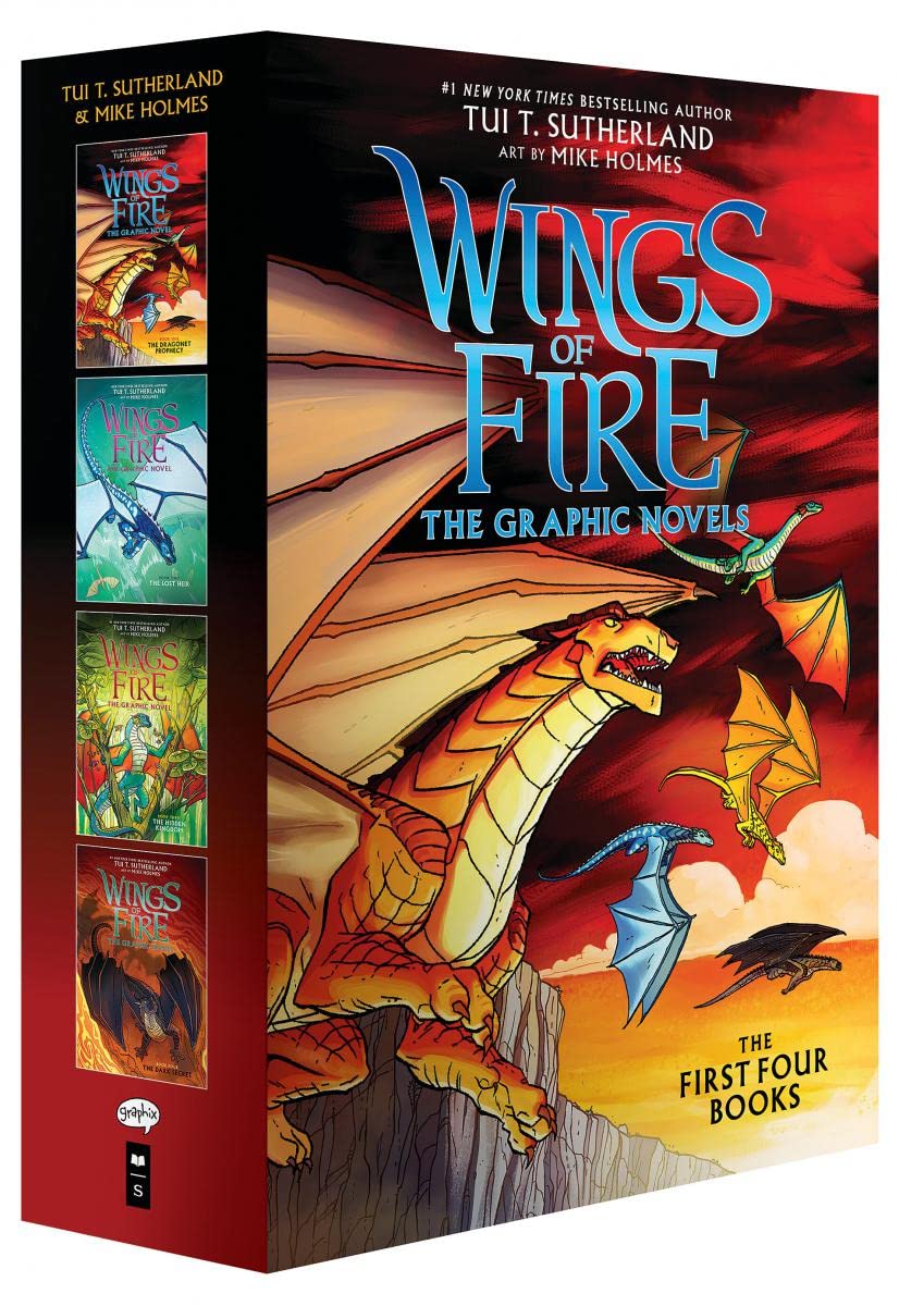 Wings of Fire #1-#4: A Graphic Novel Box Set (Wings of Fire Graphic Novels  #1-#4): Sutherland, Tui T.: 9781338796872: Books - Amazon.ca