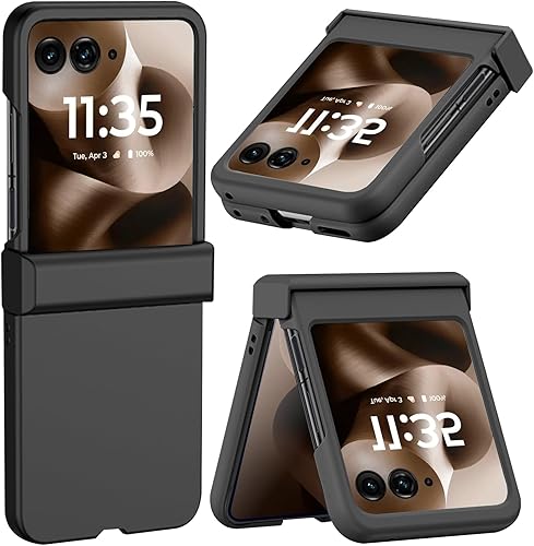 NINKI Funda protectora para Motorola Razr Ultra 2025 con protector de bisagra, delgada, a prueba de golpes, para Motorola Razr 60 Ultra, funda para