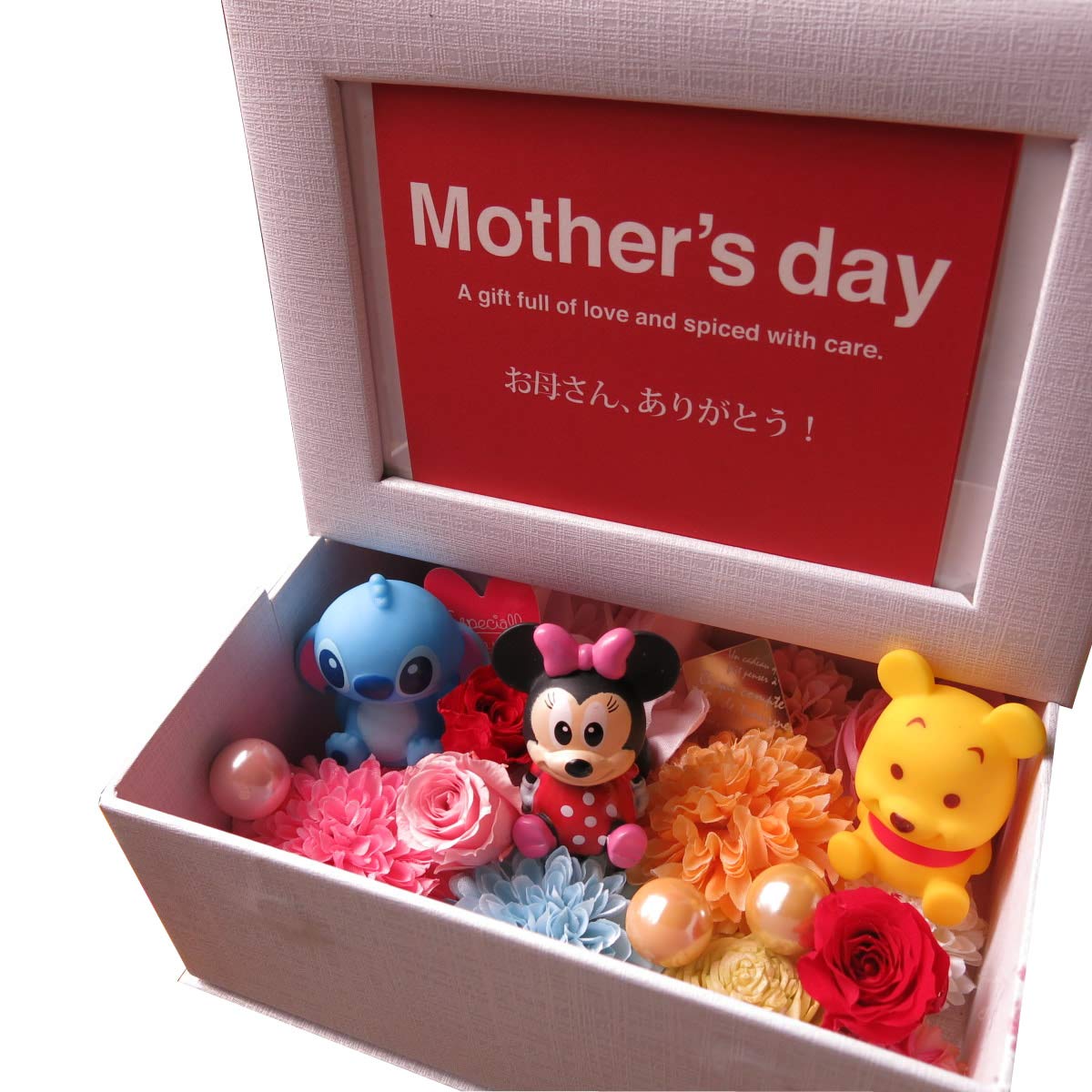 Amazon｜母の日 ディズニー プレゼント 写真立て プリザーブドフラワー