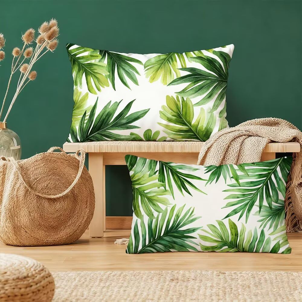 Taie d'oreiller 40x80cm vert velours amovible pour protéger les coussins