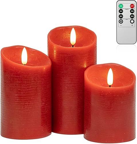 Miniatura 24 de Angelloong Velas parpadeantes de cristal transparente, sin llama, funcionan con control remoto y baterías, velas LED con temporizador, románticas
