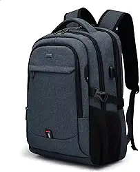 Mochila Executiva Para Notebook Impermeável de até 15.6 Polegadas, Multifuncionais Resistente para Viagens de Negócios Grande Escola Trabalho Viagens Mochila Casual