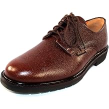 Mephisto Marlon, mens lace-up oxford Shoes, Chestnut Pebble Grain, 7 UK 7.5 US