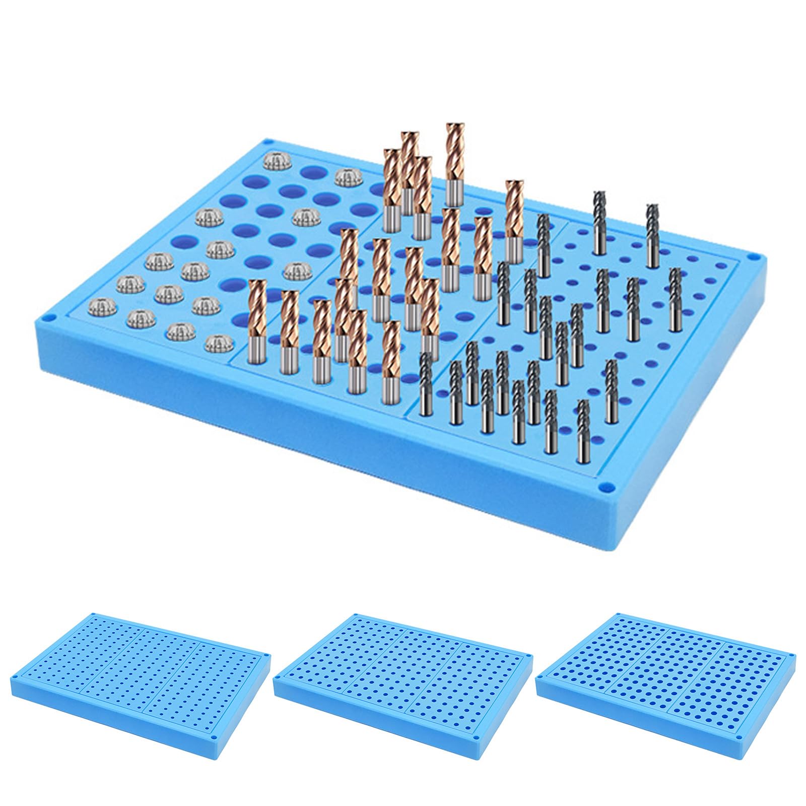 Organizzatori di utensili in ABS di grado industriale con fori da 4 mm 42 mm per stoccaggio e scatola di immagazzinaggio dello strumento di efficienza dell'officina