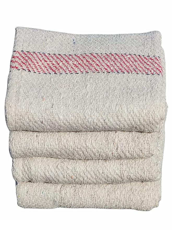 Antiter Cotton Floor Cleaning Cloth/Floor Duster/Pocha, 300 GSM (Off