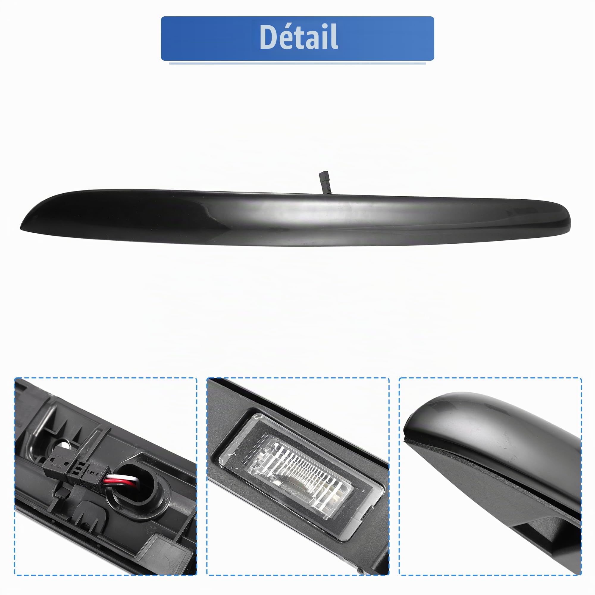 Poignée de hayon noire compatible avec R56 R57 R58 R59 R60 R61 2005-2015 Numéro de pièce 51132753602