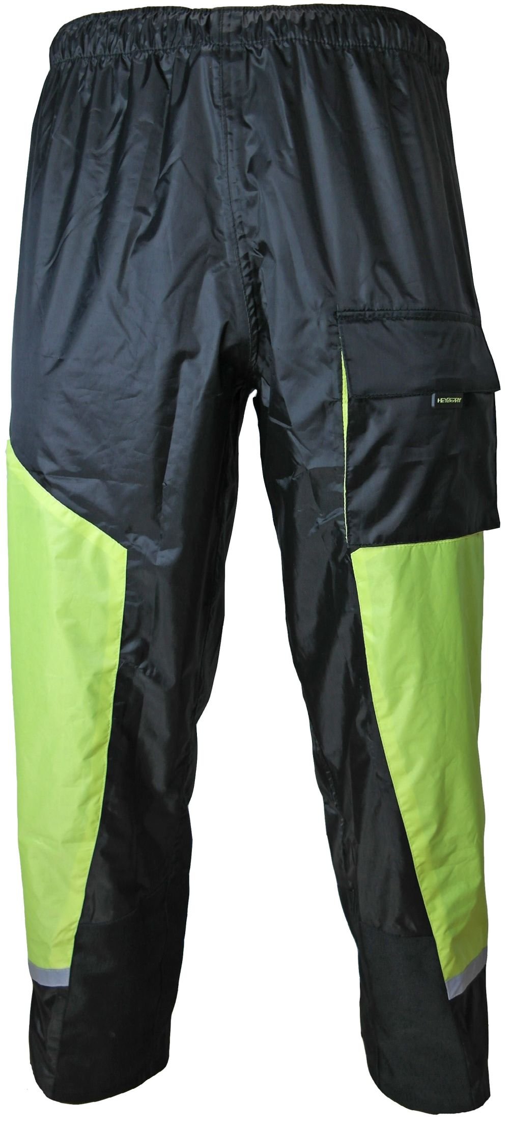 Motorrad Regenkombi Regenhose Regenjacke schwarz neon S-7XL