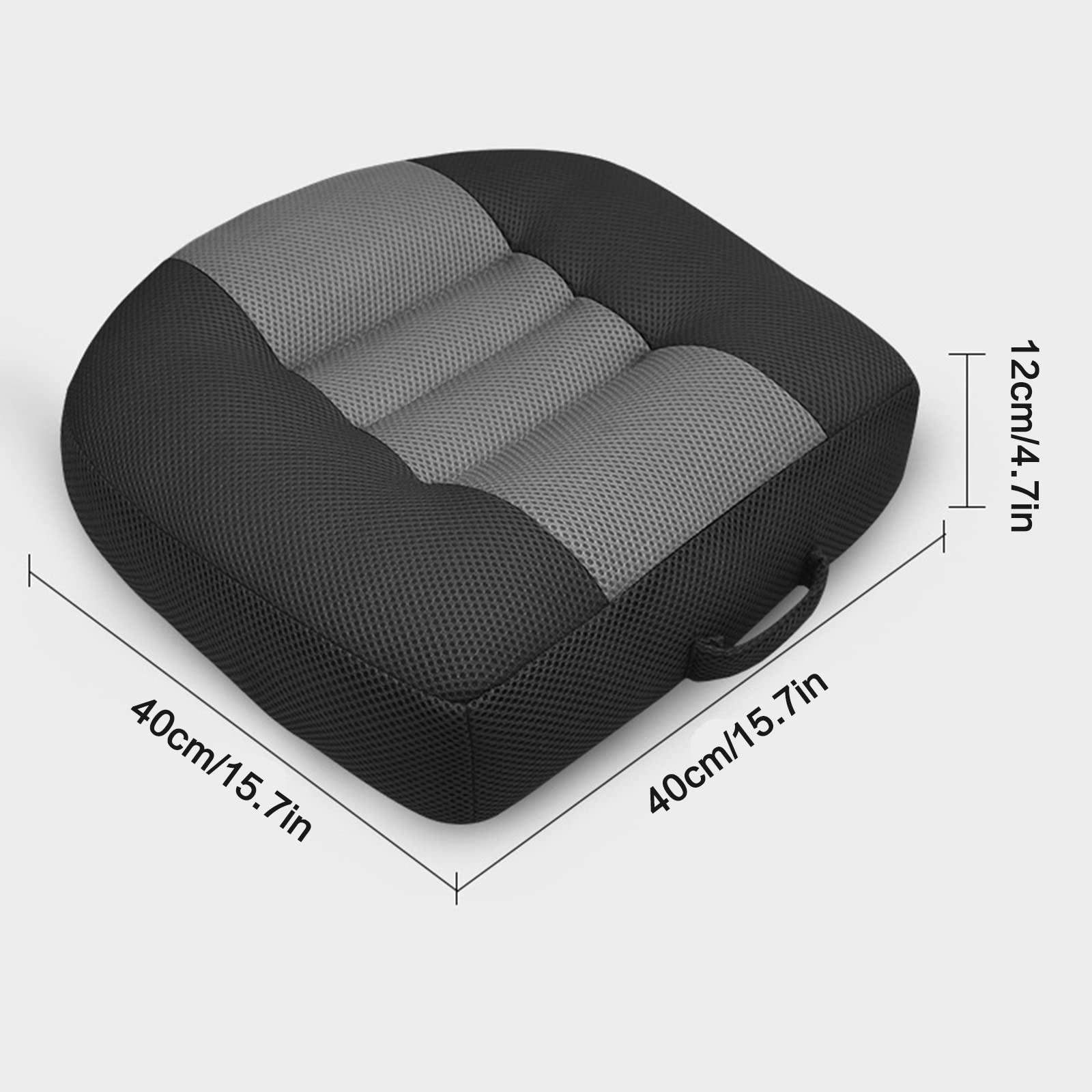 Coussin Rehausseur Voiture, Ergonomique Rehausseur Voiture Adulte, Coussin Voiture Conducteur Rehausseur pour Table à Manger, Chaises de Bureau, Fauteuil Roulant, Chaise de Jardin, Canapé,B