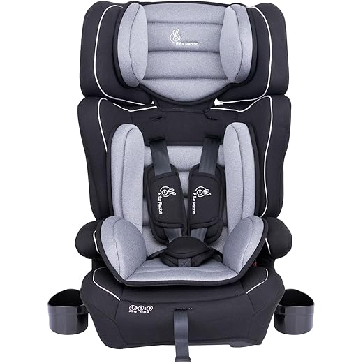R for Rabbit Jumping Jack Grand Car Seat Black Grey