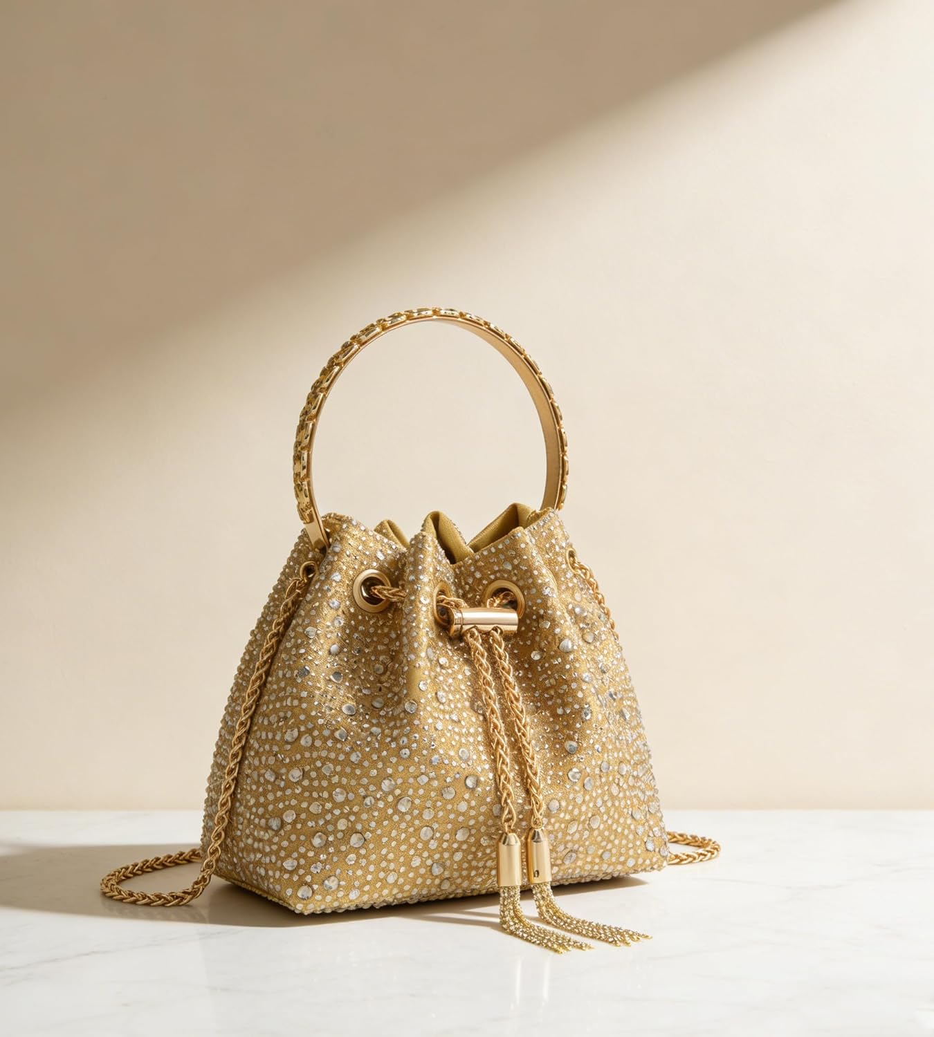 Sweetovo Evening Bag for Women Sparkly Rhinestone Handbag Colorful Clutch Purses Bling Crossbody Bag for Party Prom Cocktail