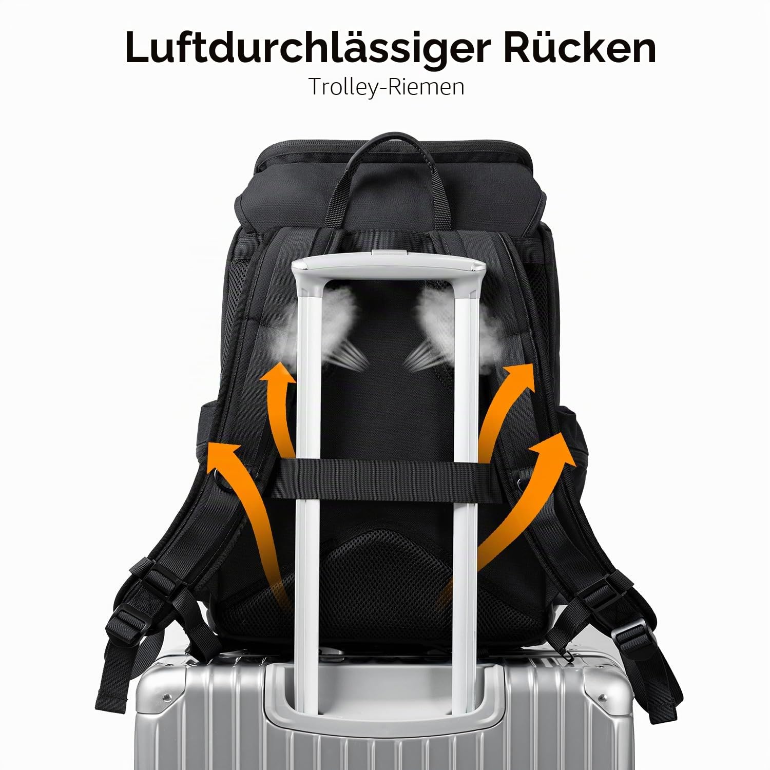 K&F CONCEPT Kameratasche für Fotografen, Reisetasche für Stativ, Kameraobjektiv, Zubehör mit Laptopfach und Regenschutz, wasserdichte, multifunktionale Kamerataschen für DSLR-Kameras
