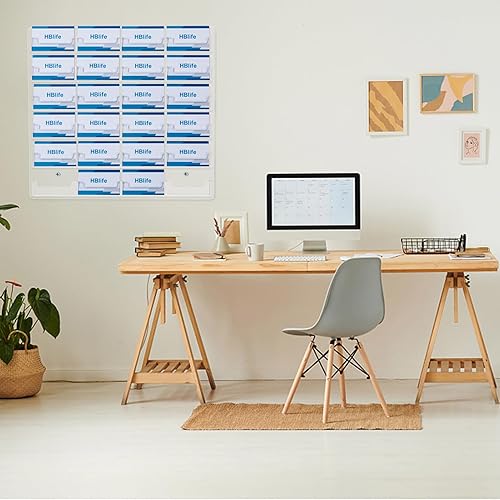 Miniatura 2 de HBlife Soporte para tarjetas de visita de acrílico transparente, soporte de pared, organizador de múltiples tarjetas para tarjetas de regalo y