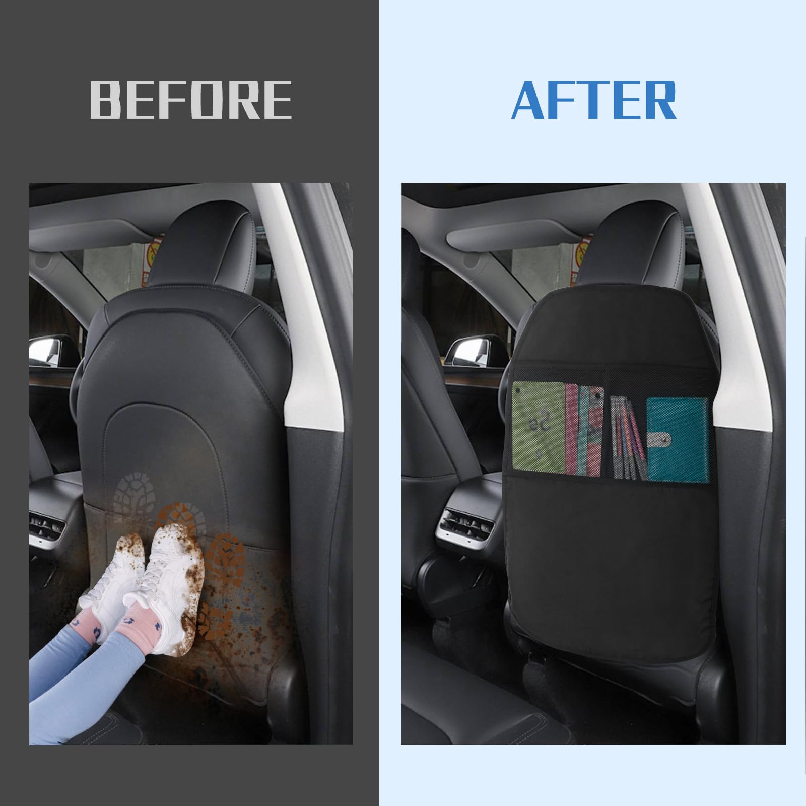 AiQInu Protection Siege Voiture, Protections De Siège Auto pour Enfant AiQInu Protection Siege Voiture, Protections De Siège Auto pour Enfant