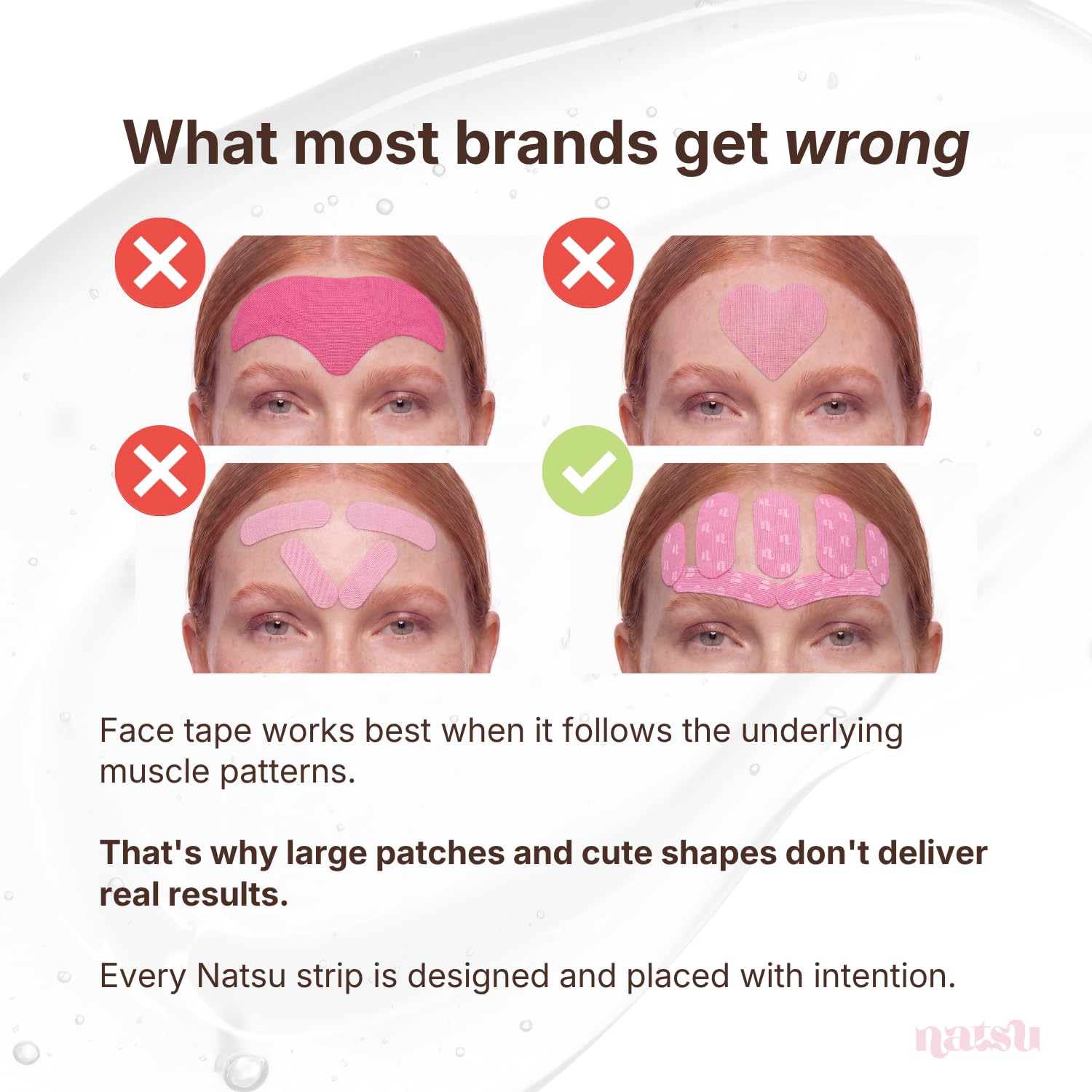 Anti Wrinkle Face Tape – Overnight Japanese Kinesiology Patches with Hyaluronic Acid & Centella Asiatica – Pre-Cut for Forehead, Smile Line, Frown Line, Crows Feet – Hypoallergenic Latex-Free – 165pcs