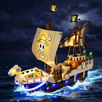 Kyglaring Light Kit for LEGO 75639 Going Merry Pirate Ship Set, Lights Only