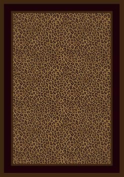 Milliken Innovations Collection Zimbala Runner Area Rug, 21" x 78", Leopard