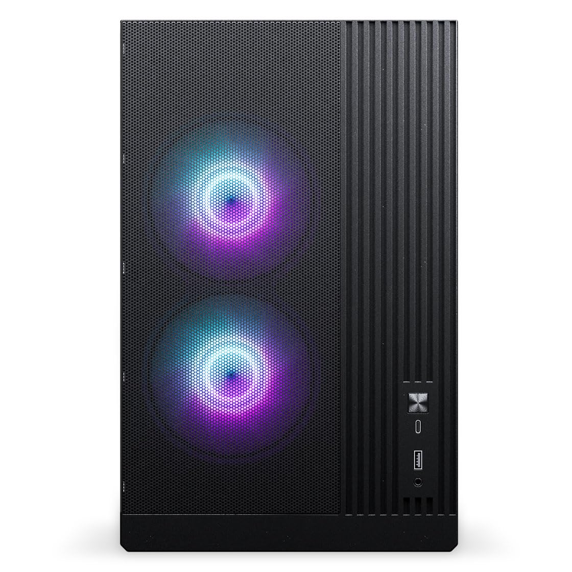 Phanteks XT M3, Case Gaming Compatto Micro-ATX, Filtro Mesh ad Elevate Prestazioni, Finestra in Vetro Temprato, 3 Ventole D-RGB da 120mm incluse, Nero