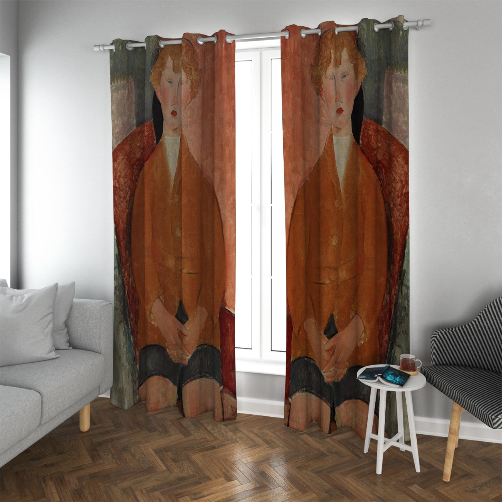 Rideaux économie d’énergie occultants étanches à la lumière pour chambre