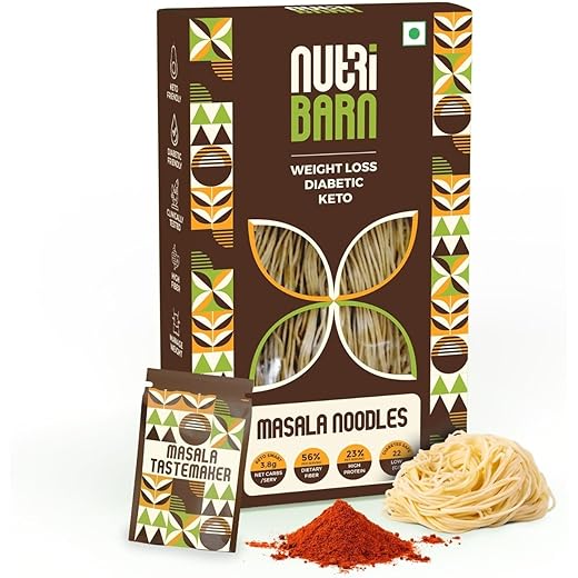 Nutribarn Keto Masala Noodles, 100g 1 Pack