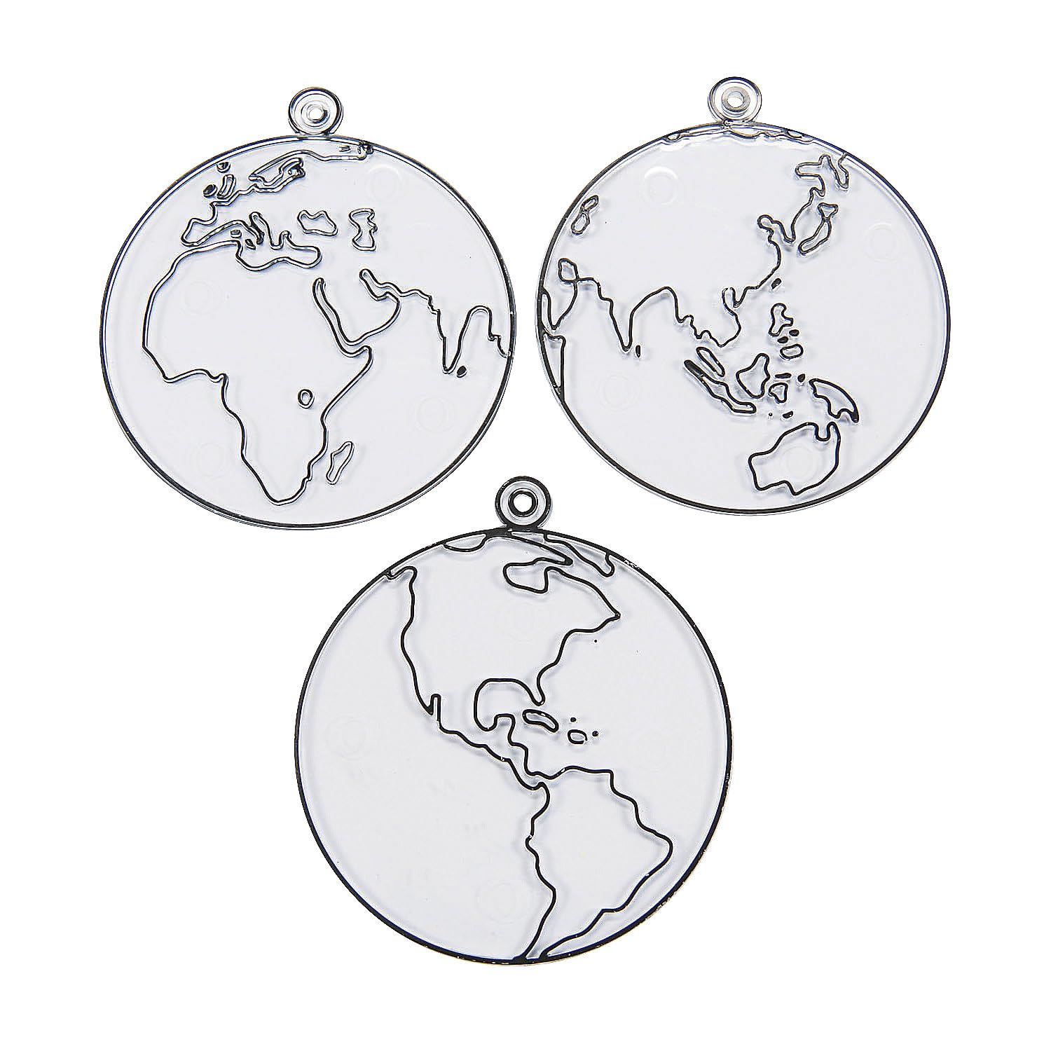 Fun Express Color Your Own Suncatchers - VBS Vacation Bible School Supplies/Decor - Earth Day DIY Crafts for Kids and Classroom Activities - Set of 24