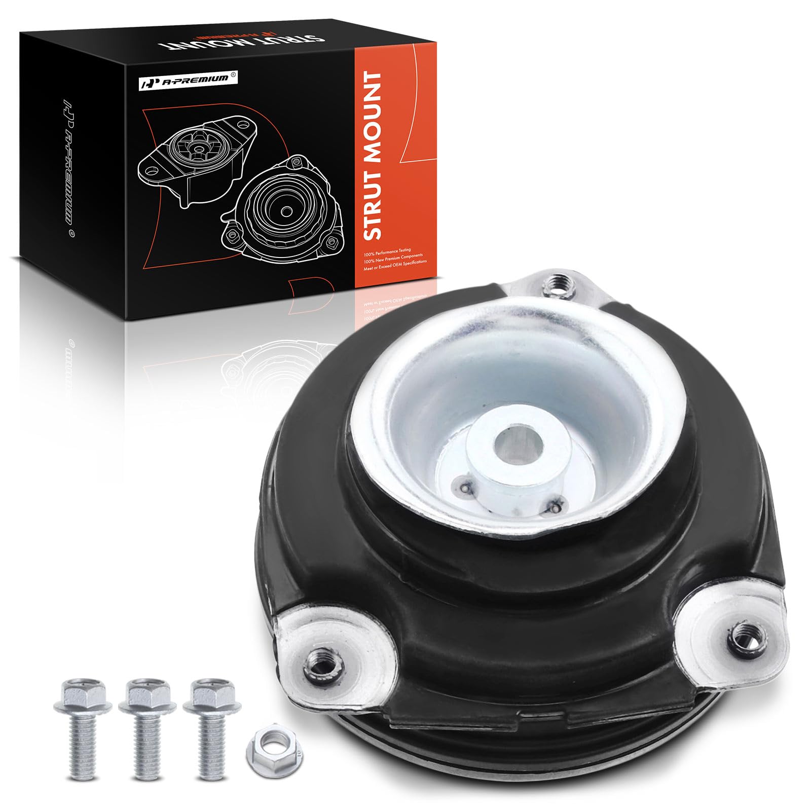 A-Premium Front Left Driver Side Suspension Strut Mount Compatible with Nissan Rogue 2008-2014 Sentra 2007-2012 X-Trail 2008-2014 Renault Koleos