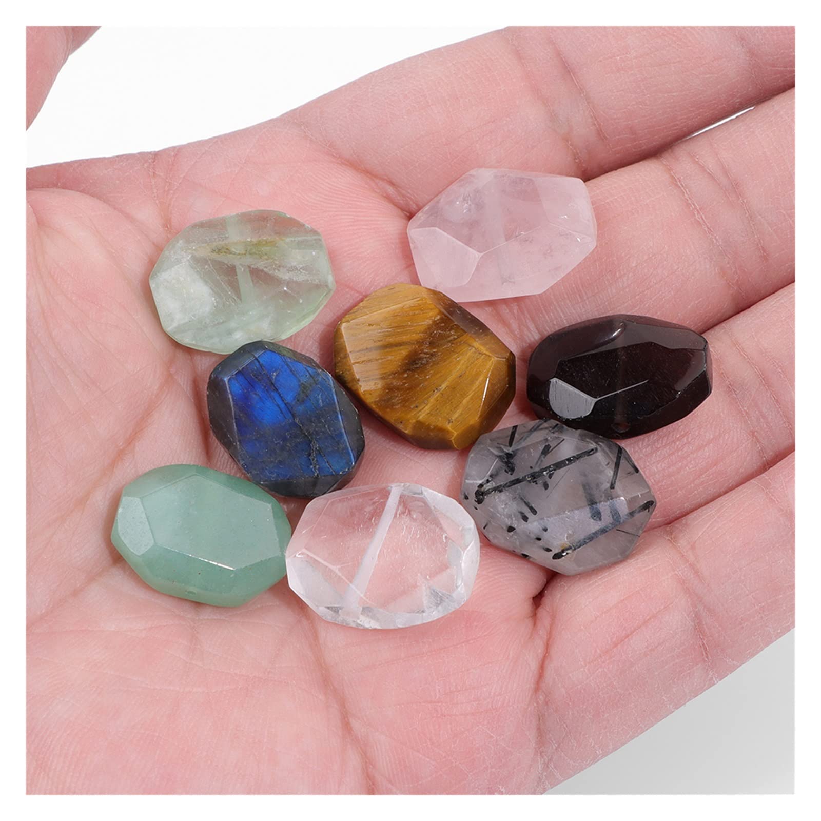 5 SZTUK Naturalne Nieregularne Fasetowane Kamienne Koraliki Labradoryt Tygrysie Oko Wiszące Koraliki Do Tworzenia Biżuterii DIY Naszyjnik Bransoletka Akcesoria Kamień Półszlachetny Jade Biżuteria