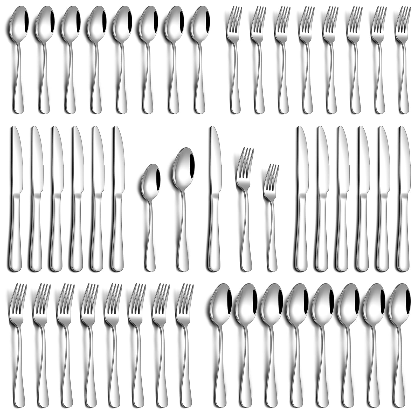 40 Piece Silverware Set